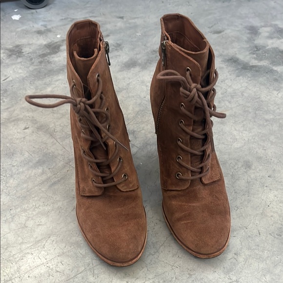 Kork-Ease Elfa Suede Granny Ankle Boot Witchy Sz 8 Steampunk Witchy Cottagecore - Picture 3 of 13